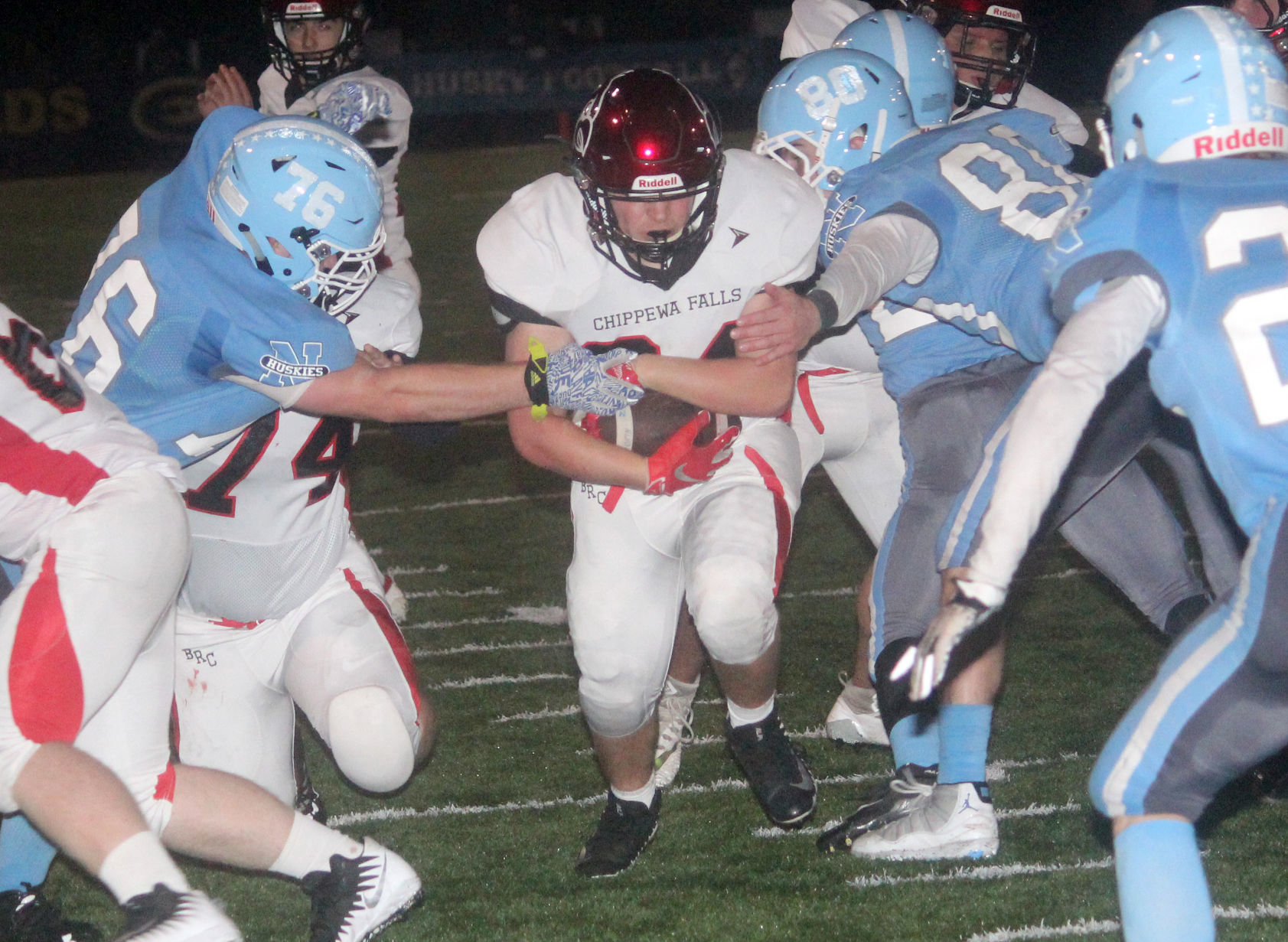 Chi-Hi football at Eau Claire North 10-5-18